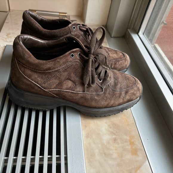 HOGAN INTERACTIVE. Brownsuede. European size 36 - Picture 1 of 6